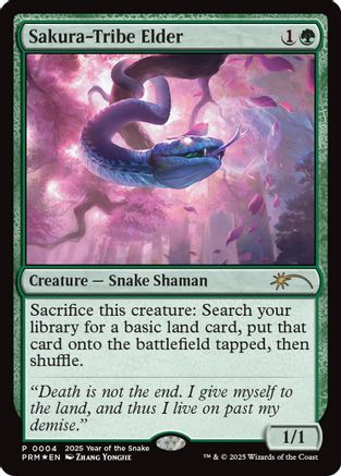 Sakura-Tribe Elder (Year of the Snake 2025) (SSP-004) - [Standard Showdown Promos] Foil - Trinity Hobby