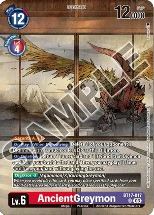 AncientGreymon [BT17-017] (Tamer's Selection Box Ver. Championship 2024) [Secret Crisis] - Trinity Hobby