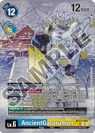 AncientGarurumon [BT17-028] (Tamer's Selection Box Ver. Championship 2024) [Secret Crisis] - Trinity Hobby