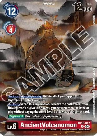 AncientVolcanomon [BT18-017] (Tamer's Selection Box Ver. Championship 2024) [Release Special Booster Ver.2.0] - Trinity Hobby