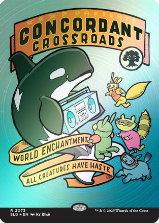 Concordant Crossroads (2073) (Rainbow Foil) (SLD-2073) - [Secret Lair Drop Series] - Trinity Hobby
