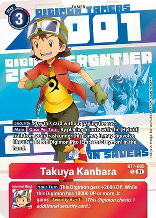 Takuya Kanbara [BT7-085] (Digimon Animation Series 25th Anniversary Set) [Next Adventure] - Trinity Hobby