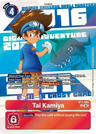 Tai Kamiya - BT1-085 (Digimon Animation Series 25th Anniversary Set) (BT1-085) - [Release Special Booster 1.0] Foil