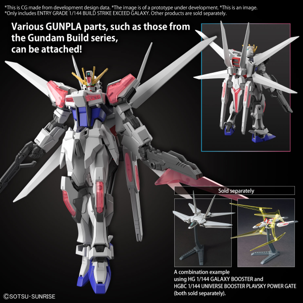 BANDAI ENTRY GRADE 1/144 BUILD STRIKE EXCEED GALAXY - Trinity Hobby