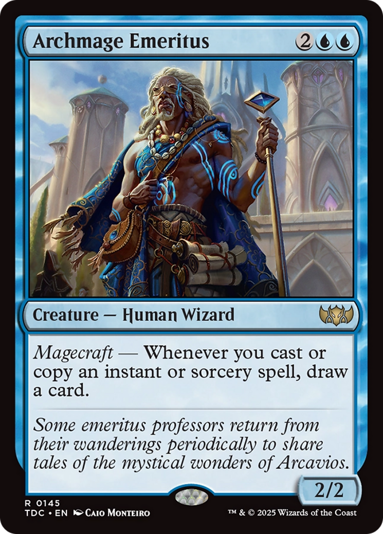 Archmage Emeritus (TDC-145) - [Commander: Tarkir: Dragonstorm] - Trinity Hobby