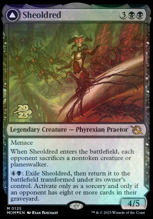 Sheoldred // The True Scriptures [March of the Machine Prerelease Promos] - Trinity Hobby