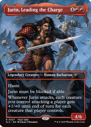 Jurin, Leading the Charge (SLX-027) - [SLX Cards] - Trinity Hobby