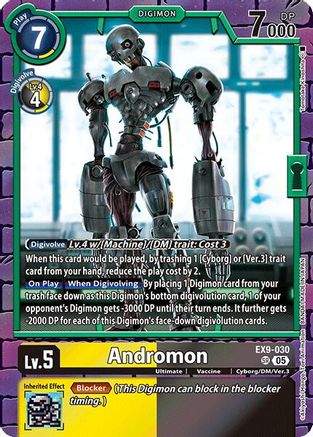 Andromon (EX9-030) - [Versus Monsters] Foil - Trinity Hobby