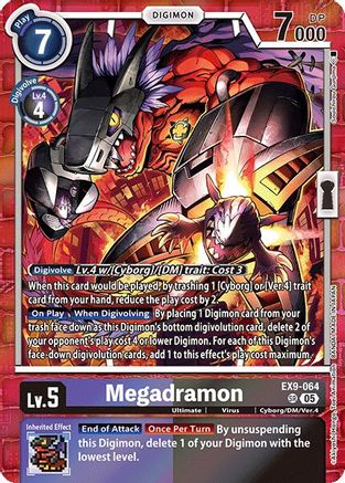 Megadramon (EX9-064) - [Versus Monsters] Foil - Trinity Hobby