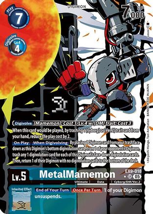 MetalMamemon (Alternate Art) (EX9-018) - [Versus Monsters] Foil - Trinity Hobby
