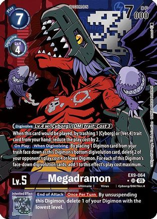 Megadramon (Alternate Art) (EX9-064) - [Versus Monsters] Foil - Trinity Hobby