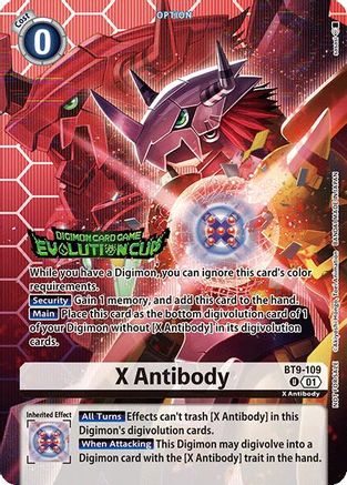 X Antibody (Evolution Cup 2025 Vol. 1) (BT9-109) - [X Record] Foil