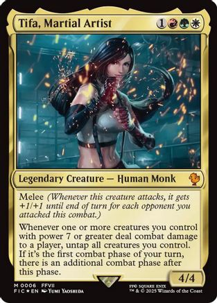 Tifa, Martial Artist  [Foil]  (FIC-006) - [Commander: FINAL FANTASY] - Trinity Hobby