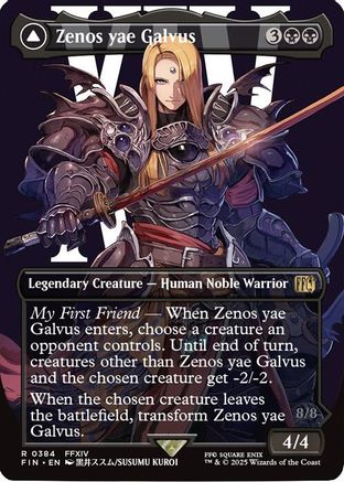 Zenos yae Galvus (Borderless)  [Foil]  (FIN-384) - [FINAL FANTASY] (Borderless) - Trinity Hobby