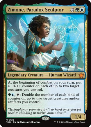 Zimone, Paradox Sculptor (PPTDM-126) - [Promo Pack: Tarkir: Dragonstorm] - Trinity Hobby