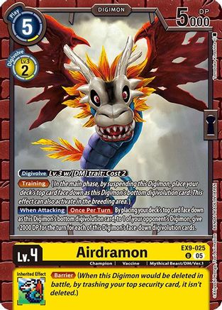 Airdramon (EX9-025) - [Versus Monsters] - Trinity Hobby