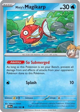 Misty's Magikarp  - (048) Reverse Holofoil [SV10 Destined Rivals] - Trinity Hobby