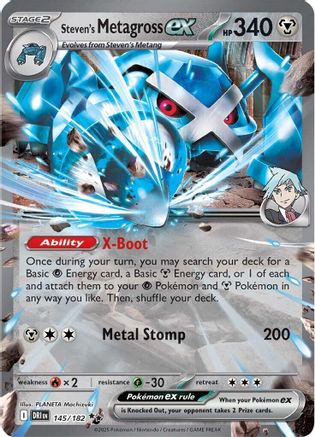 Steven's Metagross ex  - (145) Holofoil [SV10 Destined Rivals] - Trinity Hobby