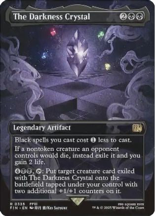 The Darkness Crystal  (FIN-335) - [FINAL FANTASY] (Borderless) - Trinity Hobby