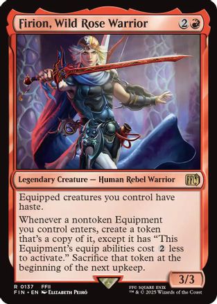 Firion, Wild Rose Warrior  [Foil]  (FIN-137) - [FINAL FANTASY] - Trinity Hobby
