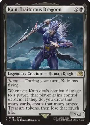 Kain, Traitorous Dragoon  [Foil]  (FIN-105) - [FINAL FANTASY] - Trinity Hobby