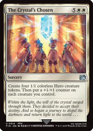 The Crystal's Chosen  (FIN-014) - [FINAL FANTASY] - Trinity Hobby