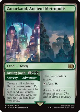 Zanarkand, Ancient Metropolis // Lasting Fayth  [Foil]  (FIN-293) - [FINAL FANTASY] - Trinity Hobby