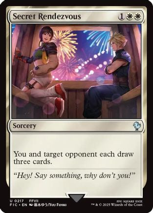 Secret Rendezvous (0217)  [Foil]  (FIC-217) - [Commander: FINAL FANTASY] - Trinity Hobby