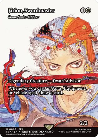 Firion, Swordmaster - Sram, Senior Edificer (Showcase)  [Foil]  (FCA-003) - [FINAL FANTASY: Through the Ages] - Trinity Hobby