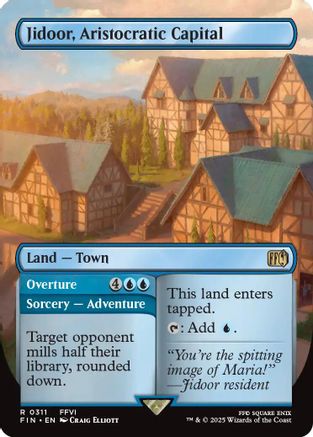 Jidoor, Aristocratic Capital // Overture  (FIN-311) - [FINAL FANTASY] (Borderless) - Trinity Hobby