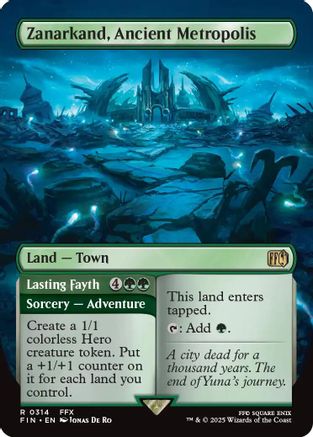 Zanarkand, Ancient Metropolis // Lasting Fayth  (FIN-314) - [FINAL FANTASY] (Borderless) - Trinity Hobby