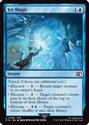Ice Magic  [Foil]  (FIN-056) - [FINAL FANTASY] - Trinity Hobby