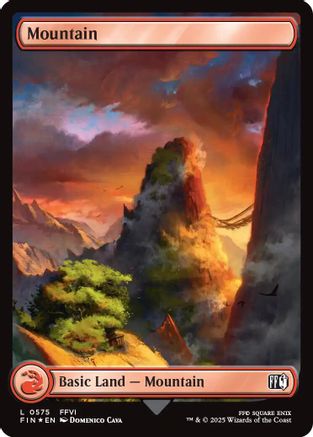 Mountain  [Foil]  (FIN-575) - [FINAL FANTASY] - Trinity Hobby