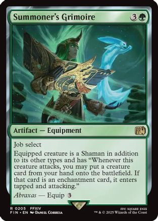 Summoner's Grimoire  [Foil]  (FIN-205) - [FINAL FANTASY] - Trinity Hobby