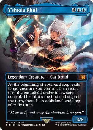 Y'shtola Rhul  [Foil]  (FIN-577) - [FINAL FANTASY] (Borderless) - Trinity Hobby