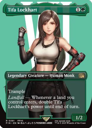 Tifa Lockhart  [Foil]  (FIN-391) - [FINAL FANTASY] (Borderless) - Trinity Hobby