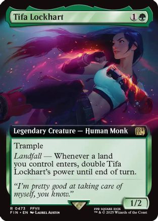 Tifa Lockhart  [Foil]  (FIN-473) - [FINAL FANTASY]: (Extended Art) - Trinity Hobby
