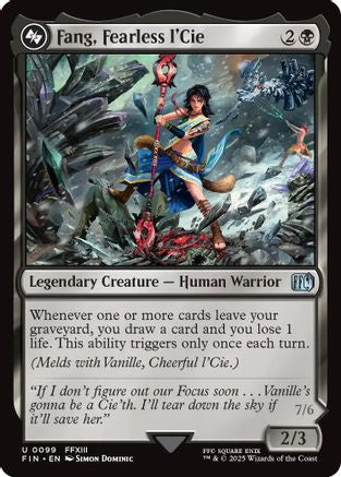 Fang, Fearless l'Cie  [Foil]  (FIN-099) - [FINAL FANTASY] - Trinity Hobby