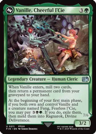 Vanille, Cheerful l'Cie  [Foil]  (FIN-211) - [FINAL FANTASY] - Trinity Hobby