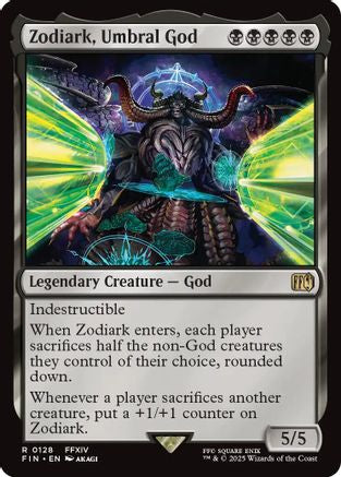 Zodiark, Umbral God  [Foil]  (FIN-128) - [FINAL FANTASY] - Trinity Hobby