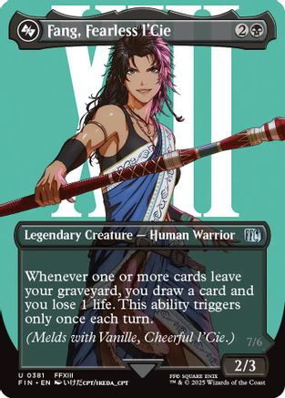 Fang, Fearless l'Cie (Borderless)  (FIN-381) - [FINAL FANTASY] (Borderless) - Trinity Hobby
