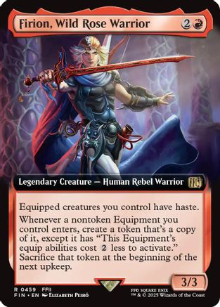 Firion, Wild Rose Warrior  [Foil]  (FIN-459) - [FINAL FANTASY]: (Extended Art) - Trinity Hobby