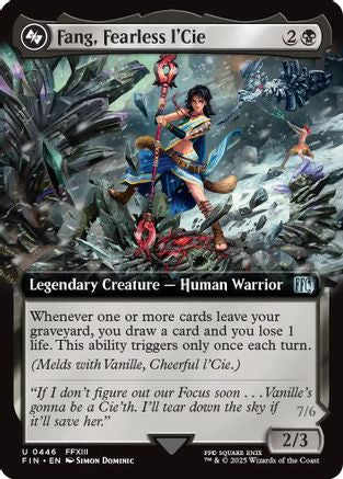 Fang, Fearless l'Cie  (FIN-446) - [FINAL FANTASY]: (Extended Art) - Trinity Hobby