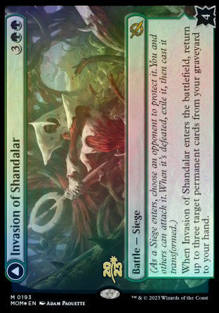 Invasion of Shandalar // Leyline Surge [March of the Machine Prerelease Promos] - Trinity Hobby