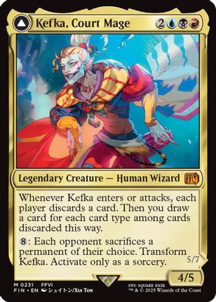 Kefka, Court Mage  [Foil]  (FIN-231) - [FINAL FANTASY] - Trinity Hobby