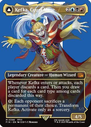 Kefka, Court Mage (Borderless) (0398)  (FIN-398) - [FINAL FANTASY] (Borderless) - Trinity Hobby