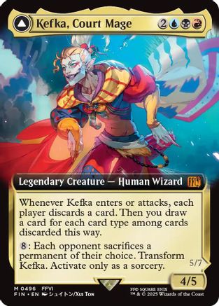 Kefka, Court Mage (Extended Art)  (FIN-496) - [FINAL FANTASY]: (Extended Art) - Trinity Hobby