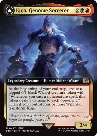 Kuja, Genome Sorcerer (Extended Art)  [Foil]  (FIN-497) - [FINAL FANTASY]: (Extended Art) - Trinity Hobby