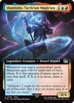 Shantotto, Tactician Magician  [Foil]  (FIN-507) - [FINAL FANTASY]: (Extended Art) - Trinity Hobby