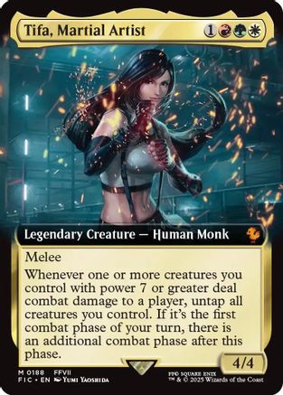 Tifa, Martial Artist (Extended Art)  [Foil]  (FIC-188) - [Commander: FINAL FANTASY] - Trinity Hobby